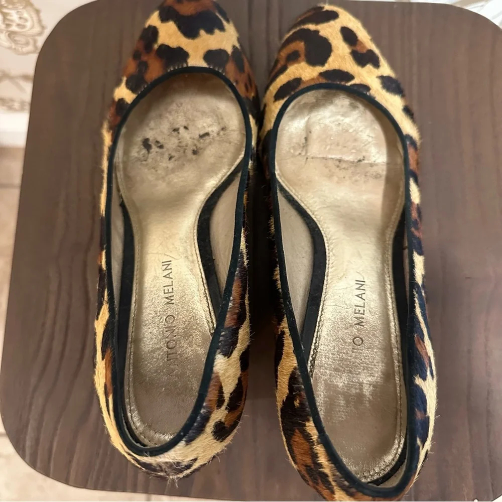 PRETTY Leopard Wedge Shoes - Picture 5 of 5
